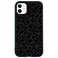 Yiedmqia Black Leopard Pattern Case for iPhone 12 12 Pro Cute Black Cheetah Print TPU Silicone Protective Case Compatible for iPhone 12 61Blaleo