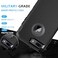 YmhxcY iPhone 8 Plus Case iPhone 7 Plus Case with Builtin Screen Protector Drop Proof 3Layer Durable CoverShockproof Armor Black and Grey