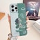 Yonds Queen Compatible with iPhone 15 Cute Case Cartoon Cool Astronaut Space Planet Moon Design Stylish Bumper TPU Protective AntiSlip Shockproof Fashion CaseGreen Planet iPhone 15