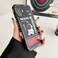 Yonds Queen for iPhone 16 Plus Cute Case Cool Cartoon Astronaut Space Mars Rocket Design Stylish Bumper TPU Rubber Protective AntiSlip Shockproof Fashion CaseBlack iPhone 16 Plus