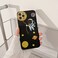 Yonds Queen for iPhone 16 Pro Cute Case Cartoon Astronaut Space Planet Design Stylish Bumper Cover Soft TPU Rubber Protective AntiSlip Shockproof CaseiPhone 16 Pro Black Moon