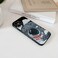 Yonds Queen for iPhone 16 Pro Cute Case Cool Cartoon Astronaut Planet Moon Space Design Stylish Soft TPU Bumper Shockproof AntiSlip Protector Fashion Case Black Moon iPhone 16 Pro