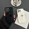 Yonds Queen for iPhone 16 Pro Cute Case Cool Cartoon Astronaut Rocket Moon Space Design Stylish Soft TPU Bumper Shockproof AntiSlip Protector Fashion Case Fly Black iPhone 16 Pro