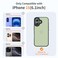 Yriklso for iPhone 16 Phone Case Shockproof for iPhone 16 Case Military Grade Drop Protection Protective Hard Back Slim Translucent Case for iPhone 1661 Matte Green