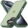 Yriklso for iPhone 16 Phone Case Shockproof for iPhone 16 Case Military Grade Drop Protection Protective Hard Back Slim Translucent Case for iPhone 1661 Matte Green