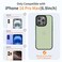 Yriklso for iPhone 16 Pro Max Phone Case Shockproof for iPhone 16 Pro Max Case Military Grade Drop Protection Protective Hard Back Slim Translucent CoverMatte Green