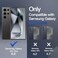 YZB Designed for Samsung Galaxy S24 Ultra Case Black Magnetic Compatible with MagSafe Builtin Stand Camera Lens Protector AntiYellowing ScratchResistant Crystal Clear Back Cover