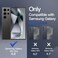 YZB Designed for Samsung Galaxy S24 Ultra Case Black Magnetic Compatible with MagSafe Builtin Stand Camera Lens Protector AntiYellowing ScratchResistant Crystal Clear Back Cover