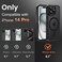 Yzoiko Strong Magnetic Case for iPhone 14 Pro 10Ft MilitaryGrade Protection Compatible with MagSafe Shockproof Slim Thin Cover 61 inch 14 Pro Phone Case Bumper Black