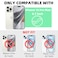 ZONRW for iPhone 15 Pro Max Case MagneticSoft Cute Luxury Leopard Cheetah Pattern Plating Glitter Bling Phone Case Compatible with MagSafe Clear Shockproof Back Cover for Women Girl 67Black