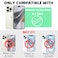 ZONRW for iPhone 15 Pro Max Case MagneticSoft Cute Luxury Leopard Cheetah Pattern Plating Glitter Bling Phone Case Compatible with MagSafe Clear Shockproof Back Cover for Women Girl 67Black