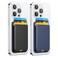 ZoyiNsgu Magnetic Wallet Card Holder intended for Apple iPhone with Magsafe Wallet for iPhone 17 16 15 14 13 12 Pro Max Air Plus Mini Series Mag 3 Safe Wallet Stick on for Phone Case Black Blue