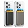 ZoyiNsgu Magnetic Wallet Card Holder intended for Apple iPhone with Magsafe Wallet for iPhone 17 16 15 14 13 12 Pro Max Air Plus Mini Series Mag 3 Safe Wallet Stick on for Phone Case Black Gray