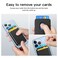 ZoyiNsgu Magnetic Wallet Card Holder intended for Apple iPhone with Magsafe Wallet for iPhone 17 16 15 14 13 12 Pro Max Air Plus Mini Series Mag 3 Safe Wallet Stick on for Phone Case Black Gray