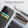 ZoyiNsgu Magnetic Wallet Card Holder intended for Apple iPhone with Magsafe Wallet for iPhone 17 16 15 14 13 12 Pro Max Air Plus Mini Series Mag 3 Safe Wallet Stick on for Phone Case Black Gray