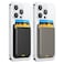 ZoyiNsgu Magnetic Wallet Card Holder intended for Apple iPhone with Magsafe Wallet for iPhone 17 16 15 14 13 12 Pro Max Air Plus Mini Series Mag 3 Safe Wallet Stick on for Phone Case Black Gray