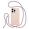 ZTOFERA for iPhone 16 Pro Max Case with StrapCrossbody Phone Case with Adjustable Neck Shoulder LanyardSoft Silicone Shockproof Protective Phone Cover for iPhone 16 Pro Max 69 inchPink