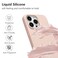 ZTOFERA for iPhone 16 Pro Max Case with StrapCrossbody Phone Case with Adjustable Neck Shoulder LanyardSoft Silicone Shockproof Protective Phone Cover for iPhone 16 Pro Max 69 inchPink