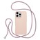 ZTOFERA for iPhone 16 Pro Max Case with StrapCrossbody Phone Case with Adjustable Neck Shoulder LanyardSoft Silicone Shockproof Protective Phone Cover for iPhone 16 Pro Max 69 inchPink