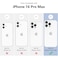 ZTOFERA for iPhone 16 Pro Max Magnetic Case Compatible with MagsafeAesthetic Floral Pattern Design Cute for Girl WomenAntiDrop Protective Hard Phone Cover for iPhone 16 Pro MaxBlue Flower