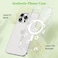 ZTOFERA for iPhone 16 Pro Max Magnetic Case Compatible with MagsafeAesthetic Floral Pattern Design Cute for Girl WomenAntiDrop Protective Hard Phone Cover for iPhone 16 Pro MaxDaisy
