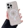 ZTOFERA for iPhone 16 Pro Max Magnetic Case Compatible with MagsafeAesthetic Floral Pattern Design Cute for Girl WomenAntiDrop Protective Hard Phone Cover for iPhone 16 Pro MaxPink Flower