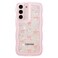 ZTOFERA for Samsung Galaxy S22 Plus Case Wavy EdgeGlitter Star Bow Pattern Phone Case Cute for Girl Women Soft TPU Shockproof Full Protection Clear Phone Cover for Samsung S22 PlusPink Bow
