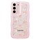 ZTOFERA for Samsung Galaxy S22 Plus Case Wavy EdgeGlitter Star Bow Pattern Phone Case Cute for Girl Women Soft TPU Shockproof Full Protection Clear Phone Cover for Samsung S22 PlusPink Bow