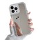 ZTOFERA Mirror Case for iPhone 13 Pro Mirror for Girls Women Makeup Cute Glossy Hard Back Raised Edge Phone Bumper AntiDrop Shockproof Protective Case for iPhone 13 Pro Clear