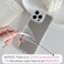 ZTOFERA Mirror Case for iPhone 13 Pro Mirror for Girls Women Makeup Cute Glossy Hard Back Raised Edge Phone Bumper AntiDrop Shockproof Protective Case for iPhone 13 Pro Clear