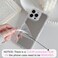 ZTOFERA Mirror Case for iPhone 13 Pro Mirror for Girls Women Makeup Cute Glossy Hard Back Raised Edge Phone Bumper AntiDrop Shockproof Protective Case for iPhone 13 Pro Clear