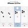 ZTOFERA Mirror Case for iPhone 13 Pro Mirror for Girls Women Makeup Cute Glossy Hard Back Raised Edge Phone Bumper AntiDrop Shockproof Protective Case for iPhone 13 Pro Clear