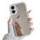 ZTOFERA Mirror Case for iPhone 16 Mirror for Girls Women Makeup Cute Glossy Hard Back Raised Edge Phone Bumper AntiDrop Shockproof Protective Case for iPhone 16 Clear