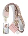 Nipichsha Crossbody Phone Strap with Wallet Clip and Go Strap for Phone with Wallet Adjustable Crossbody Cell Belt with Zippered Pouch Neck Shoulder Cell Lanyard for Women Pink Leopard