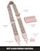 Nipichsha Crossbody Phone Strap with Wallet Clip and Go Strap for Phone with Wallet Adjustable Crossbody Cell Belt with Zippered Pouch Neck Shoulder Cell Lanyard for Women Pink Leopard