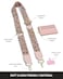 Nipichsha Crossbody Phone Strap with Wallet Clip and Go Strap for Phone with Wallet Adjustable Crossbody Cell Belt with Zippered Pouch Neck Shoulder Cell Lanyard for Women Pink Leopard