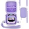PAIYULE Kids Toys Smartphone Case Compatible with Luobafor WEOLULIfor Yosfengfor Joozfee Toddler Learning Play Mini Mobile Cell Phones Storage Holder for SD Cards Accessories PurpleBox only