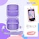 PAIYULE Kids Toys Smartphone Case Compatible with Luobafor WEOLULIfor Yosfengfor Joozfee Toddler Learning Play Mini Mobile Cell Phones Storage Holder for SD Cards Accessories PurpleBox only