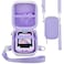 PAIYULE Kids Toys Smartphone Case Compatible with Luobafor WEOLULIfor Yosfengfor Joozfee Toddler Learning Play Mini Mobile Cell Phones Storage Holder for SD Cards Accessories PurpleBox only