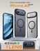 TOCOL for iPhone Air Case Compatible with Magsafe Full Camera Protection Builtin Magnetic Ring Drop Protection Slim Thin Translucent Matte Phone Case for iPhone 17 Air Black