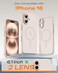 TOCOL for Phone 16 Case Compatible with Magsafe Charger Full Camera Protection Drop Protection Translucent Matte Phone Case for iPhone 16 61 inch Desert