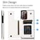 ZYZX CCSamll for Samsung Galaxy Note 20 Ultra Wallet Case with Card Holder PU Leather Pockets Case with Kickstand Shockproof Phone Cover for Samsung Note 20 Ultra SK White