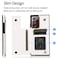 ZYZX CCSamll for Samsung Galaxy Note 20 Ultra Wallet Case with Card Holder PU Leather Pockets Case with Kickstand Shockproof Phone Cover for Samsung Note 20 Ultra SK White