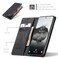 Cracedily for Samsung Galaxy S24 FE 5G Case Flip Wallet Leather Case with Card Holder Magnetic Closure Shockproof Kickstand Protective Phone Cases Cover for Galaxy S24 FE Black