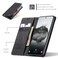 Cracedily for Samsung Galaxy S24 FE 5G Case Flip Wallet Leather Case with Card Holder Magnetic Closure Shockproof Kickstand Protective Phone Cases Cover for Galaxy S24 FE Black