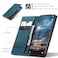 Cracedily for Samsung Galaxy S25 Edge Case Flip Wallet Leather Case with Card Holder Magnetic Closure Shockproof Kickstand Protective Phone Cases Cover for Galaxy S25 Edge BlueGreen
