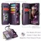 Defencase Compatible with iPhone 14 Pro Max Case Wallet with RFID Blocking Card Holder for Women Men PU Leather Magnetic Snap Flip Zipper Strap Wallet Phone Case Fit for iPhone 14 Pro Max 67 Purple