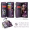 Defencase Compatible with iPhone 14 Pro Max Case Wallet with RFID Blocking Card Holder for Women Men PU Leather Magnetic Snap Flip Zipper Strap Wallet Phone Case Fit for iPhone 14 Pro Max 67 Purple