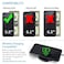 Dockem Luxe Wallet Case for iPhone XXS Slim Minimalist Case w 2 Credit Card Holder Slots UltraGrip Canvas Style Synthetic Leather Black and Grey