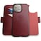 Dreem Wallet Case for iPhone 16 Pro Max Revolutionary VertHor Phone Stand Magnetic Detachable Vegan Leather Flip Cover RFID Blocking Card Holder MagSafeFit Gift Box Fibonacci Burgundy